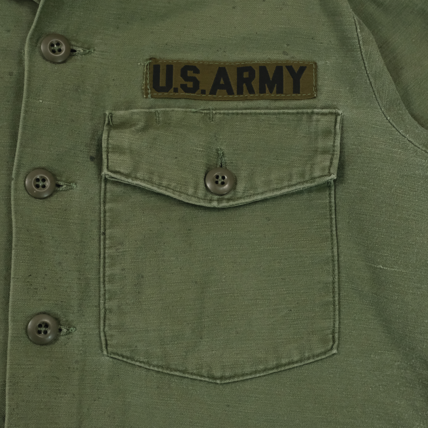 1960's US ARMY OG-107 FATIGUE SHIRT