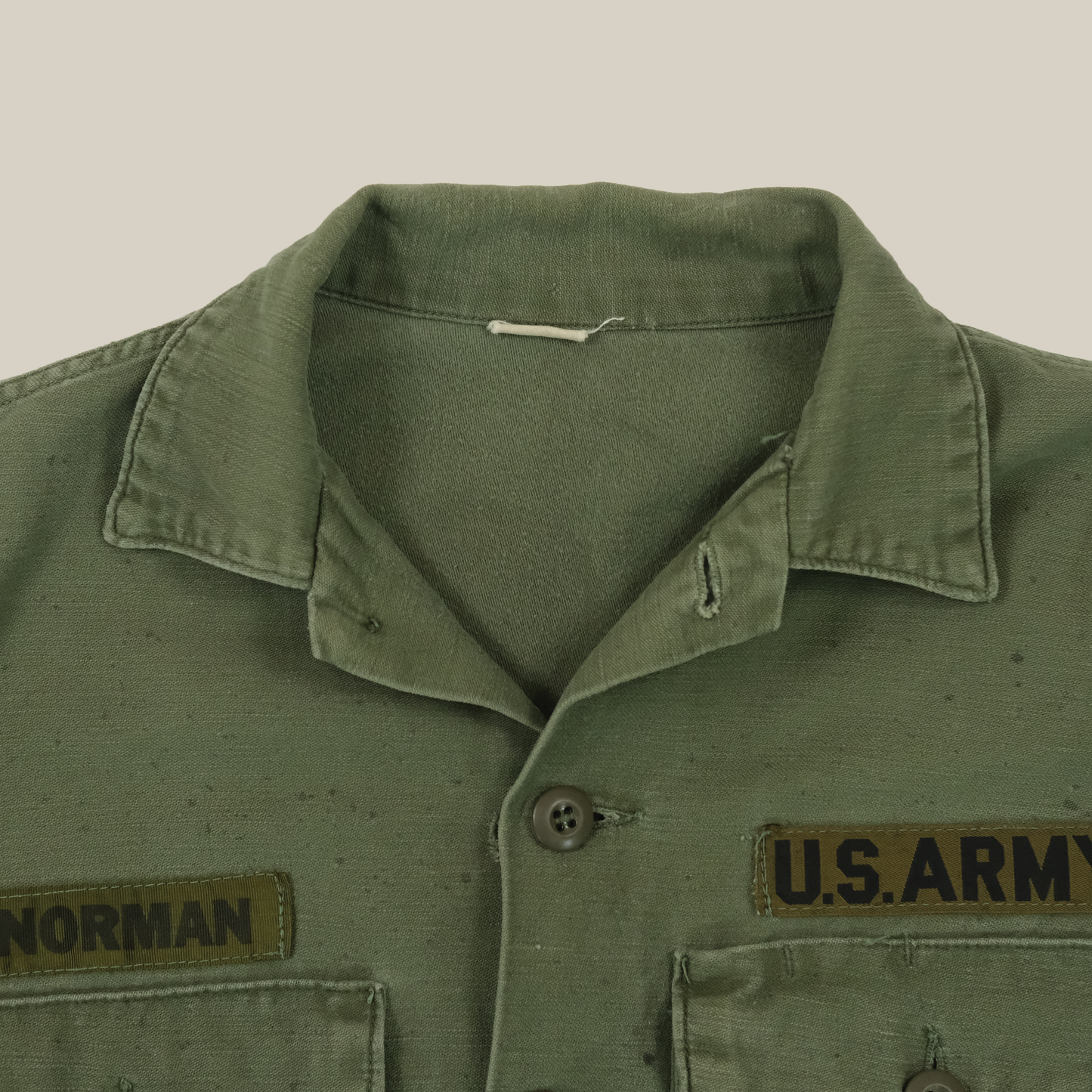 1960's US ARMY OG-107 FATIGUE SHIRT