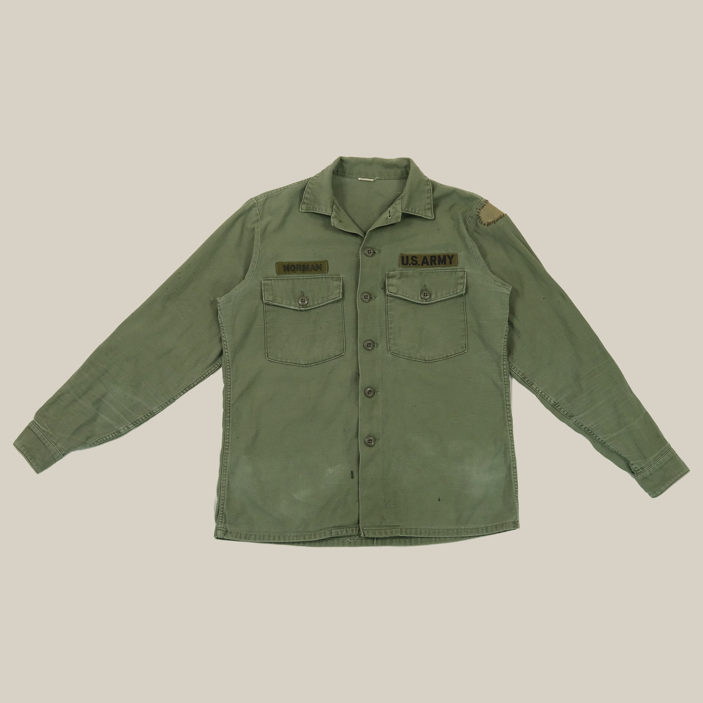 1960's US ARMY OG-107 FATIGUE SHIRT