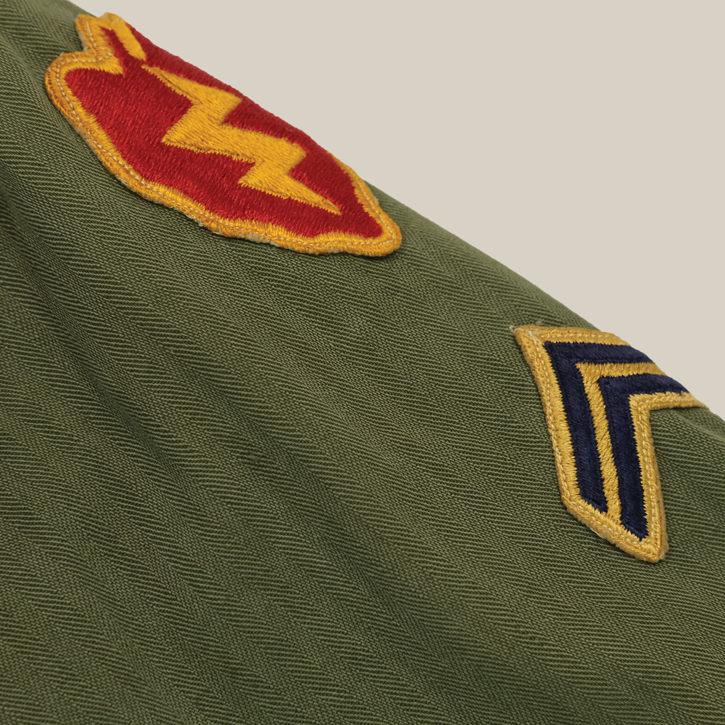 1950's US ARMY HBT UTILITY SHIRT